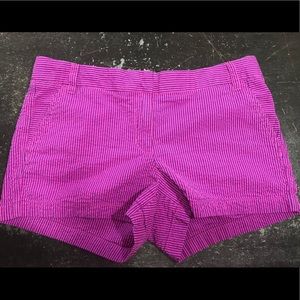 Like new J. Crew 3.5 inch seersucker chino shorts!